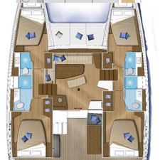 Lagoon 42 - 4 + 2 cab.