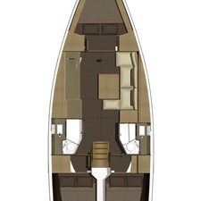 Dufour 382 GL - 3 cab.