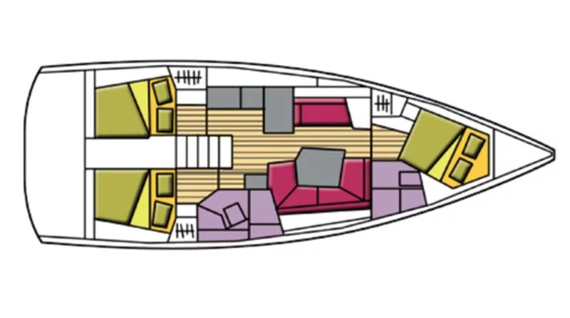 Oceanis 41.1 (3Cab)